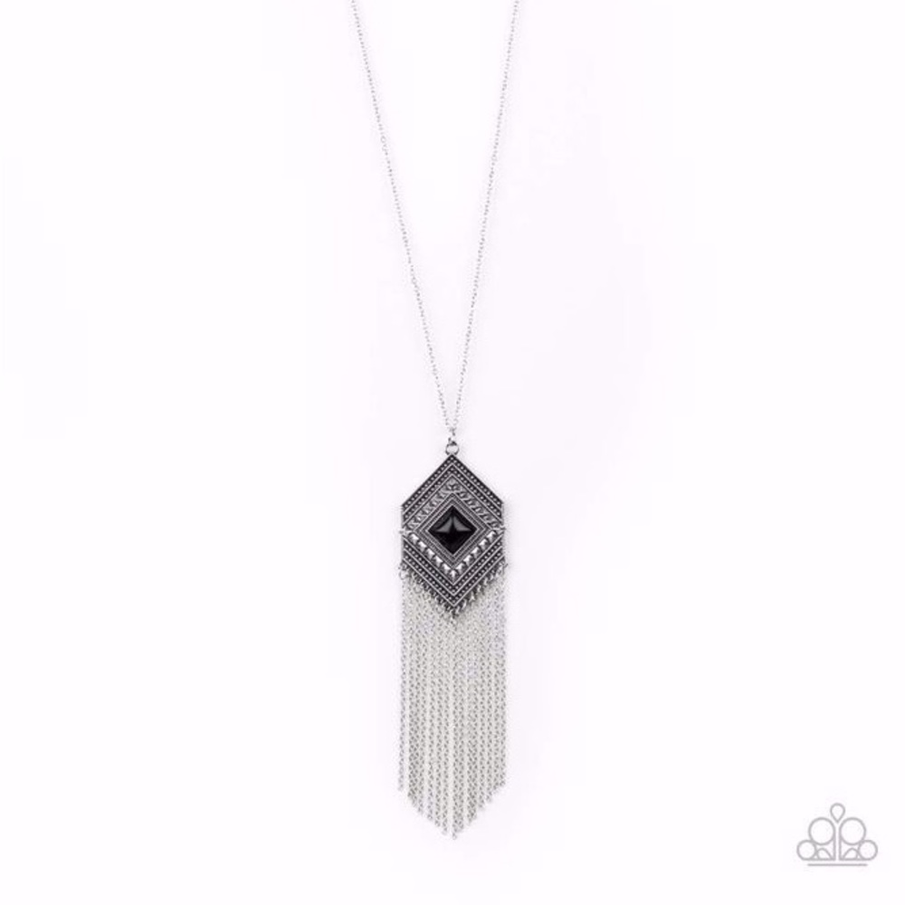 Work The Roam Black Necklace